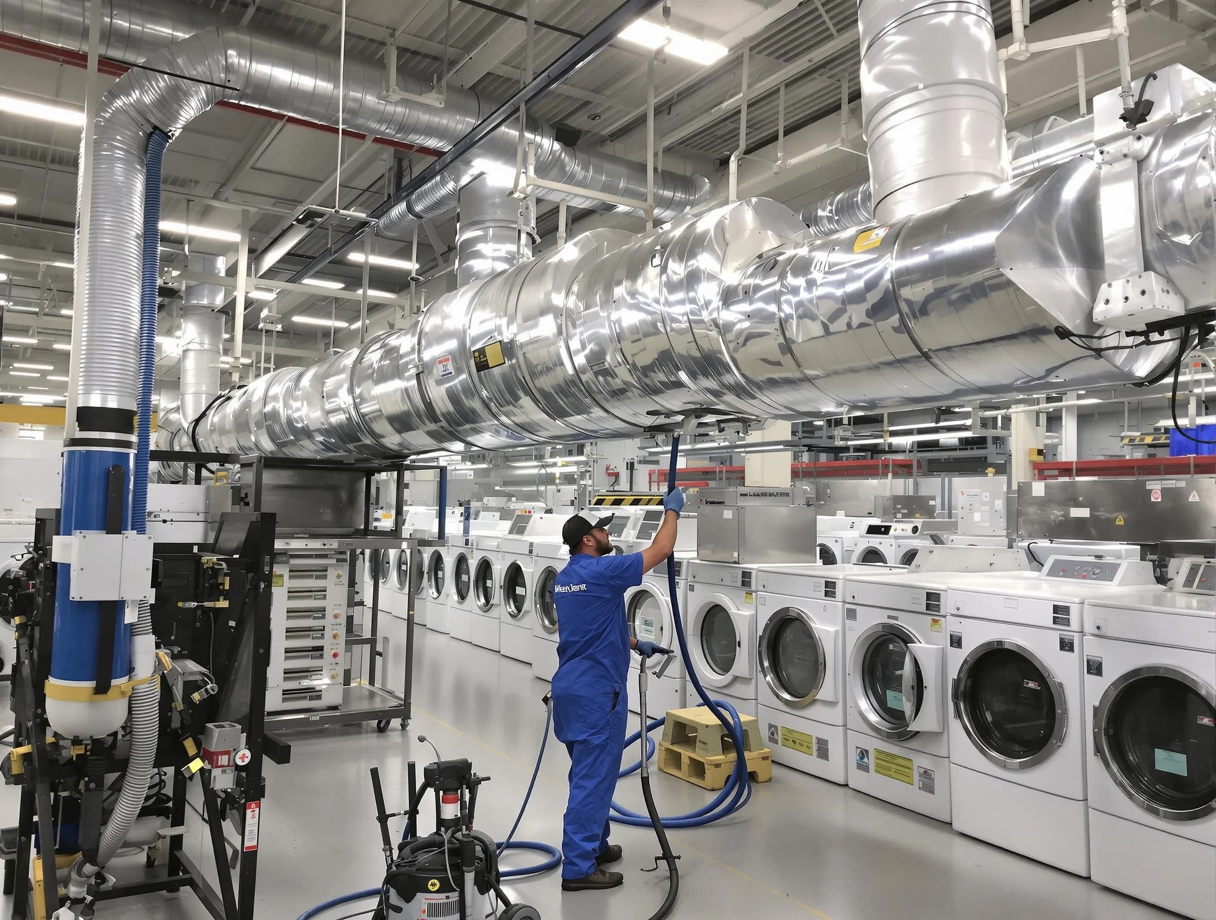 Ken Caryl Dryer Vent Cleaning team performing heavy-duty industrial dryer vent cleaning in Ken Caryl