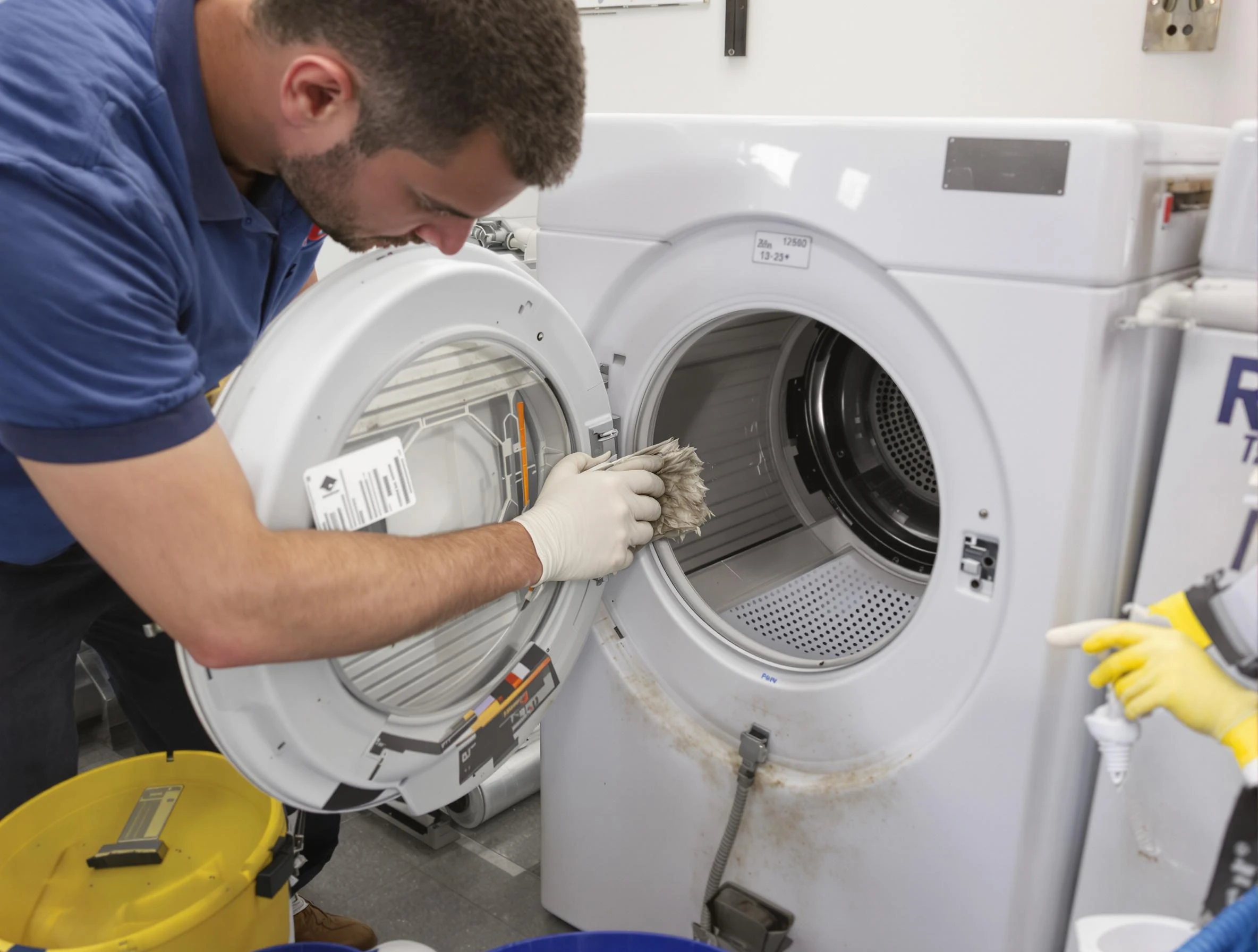 Ken Caryl Dryer Vent Cleaning specialist performing detailed lint trap cleaning service in Ken Caryl